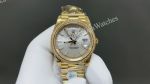 8+ Factory Rolex Daydate 36/40mm DD 3255 Movement White Face Index Watch